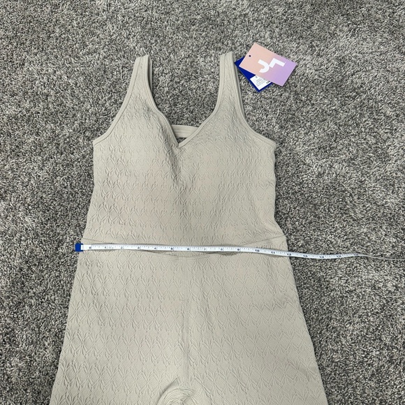 Women's Textured Seamless Bodysuit - JoyLab™ Silver M - Picture 9 of 10